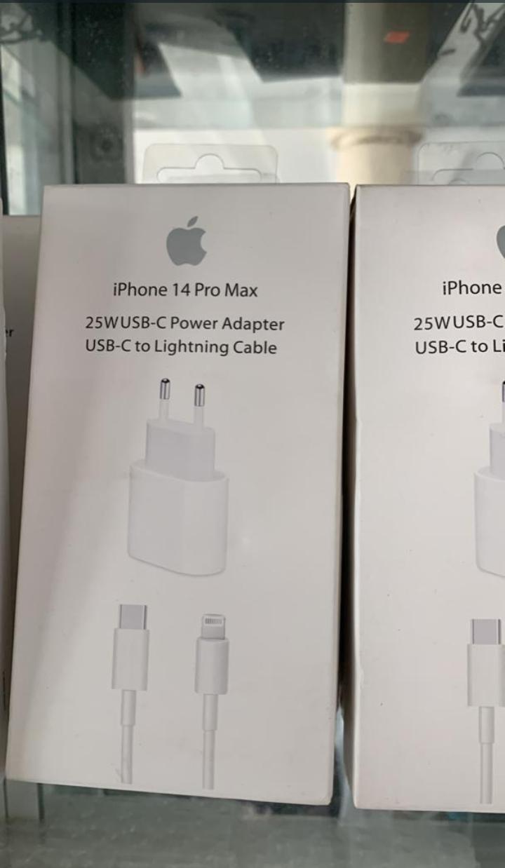 Adaptateur secteur USB-C 25W Apple avec câble USB-C vers Lightning