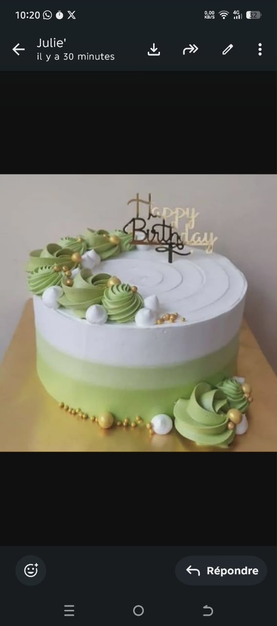 Gâteau d'anniversaire
